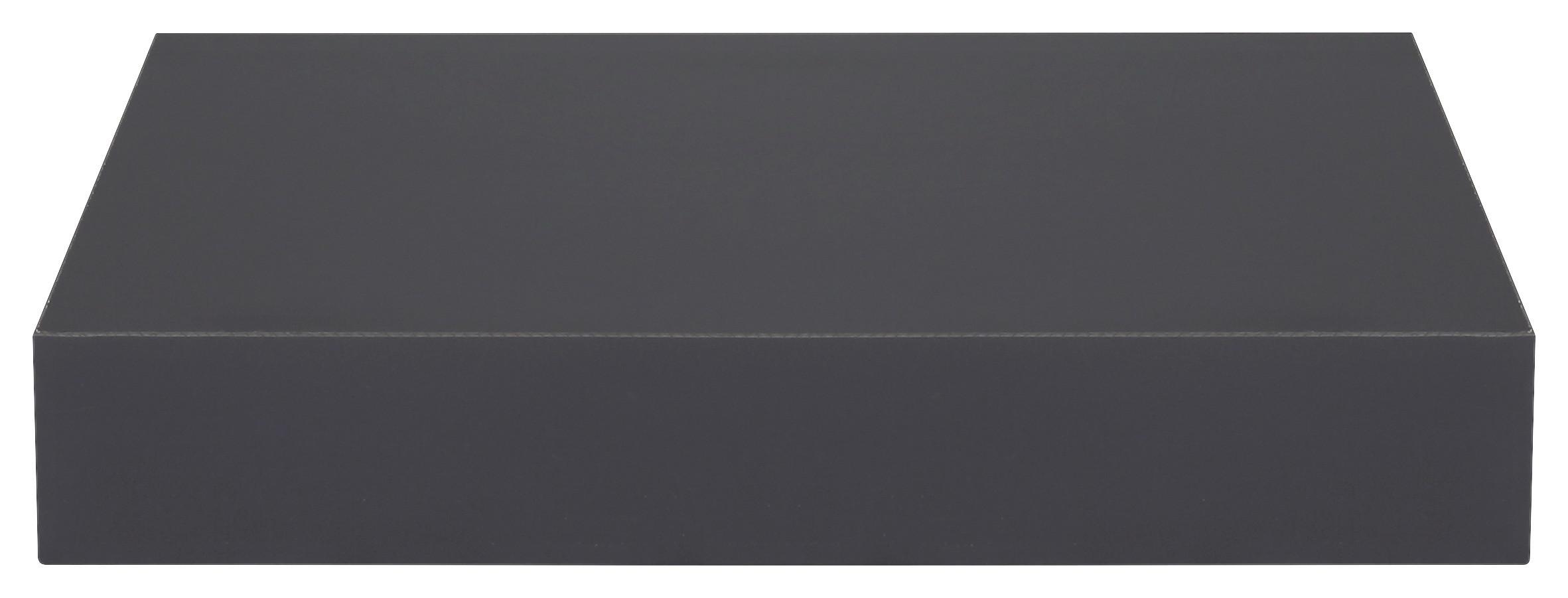 Wandboard Simple B: 23,5 cm Anthrazit - Anthrazit, MODERN, Holzwerkstoff (23,5/3,8/23,5cm)