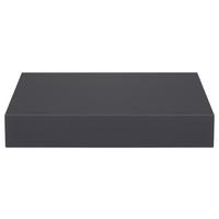 Wandboard Simple B: 23,5 cm Anthrazit - Anthrazit, MODERN, Holzwerkstoff (23,5/3,8/23,5cm)