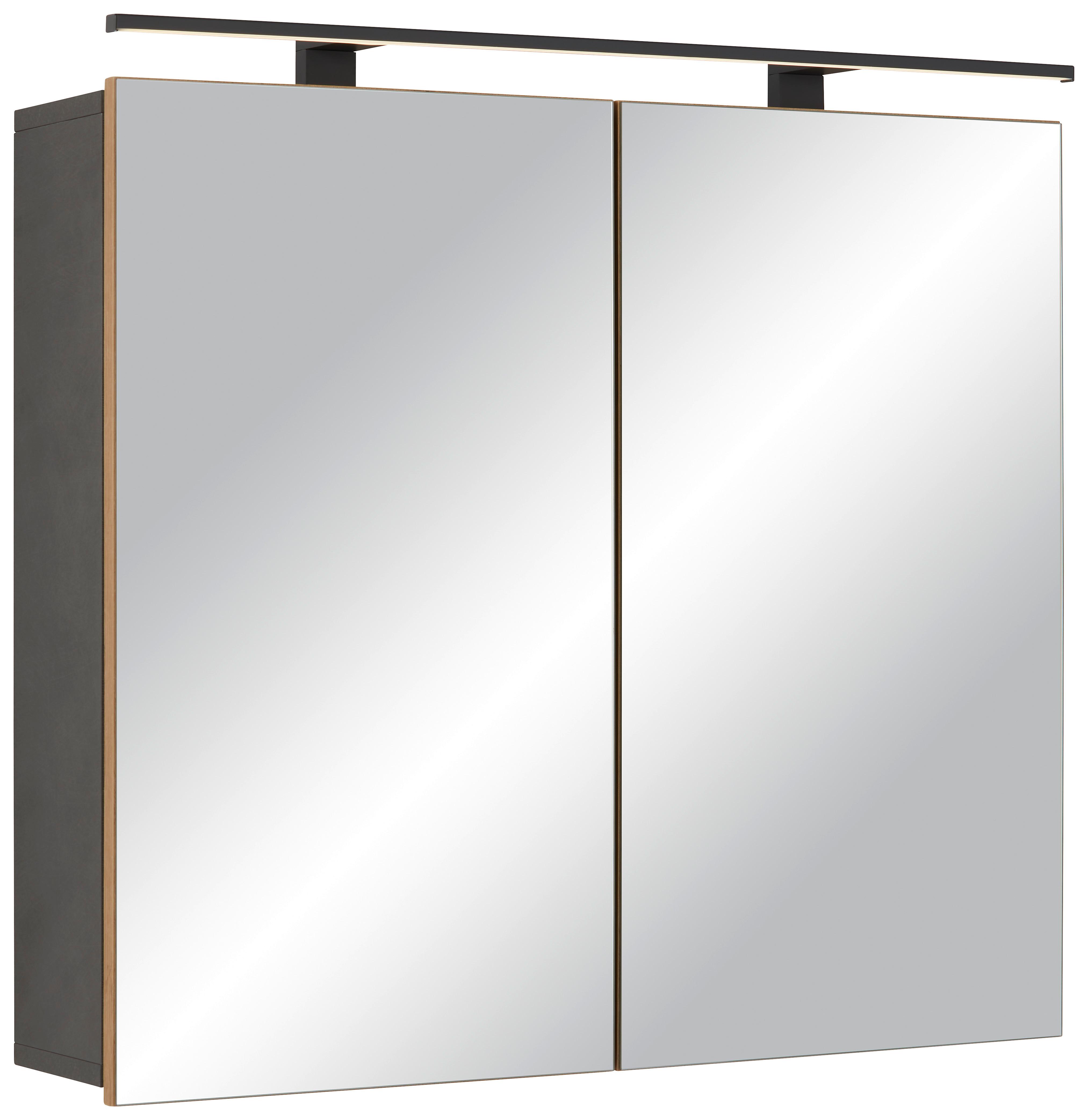 ZRKADLOVÁ SKRINKA LYNN -EXKLUSIV- - Modern, kompozitné drevo (80/71/18cm) - Premium Living