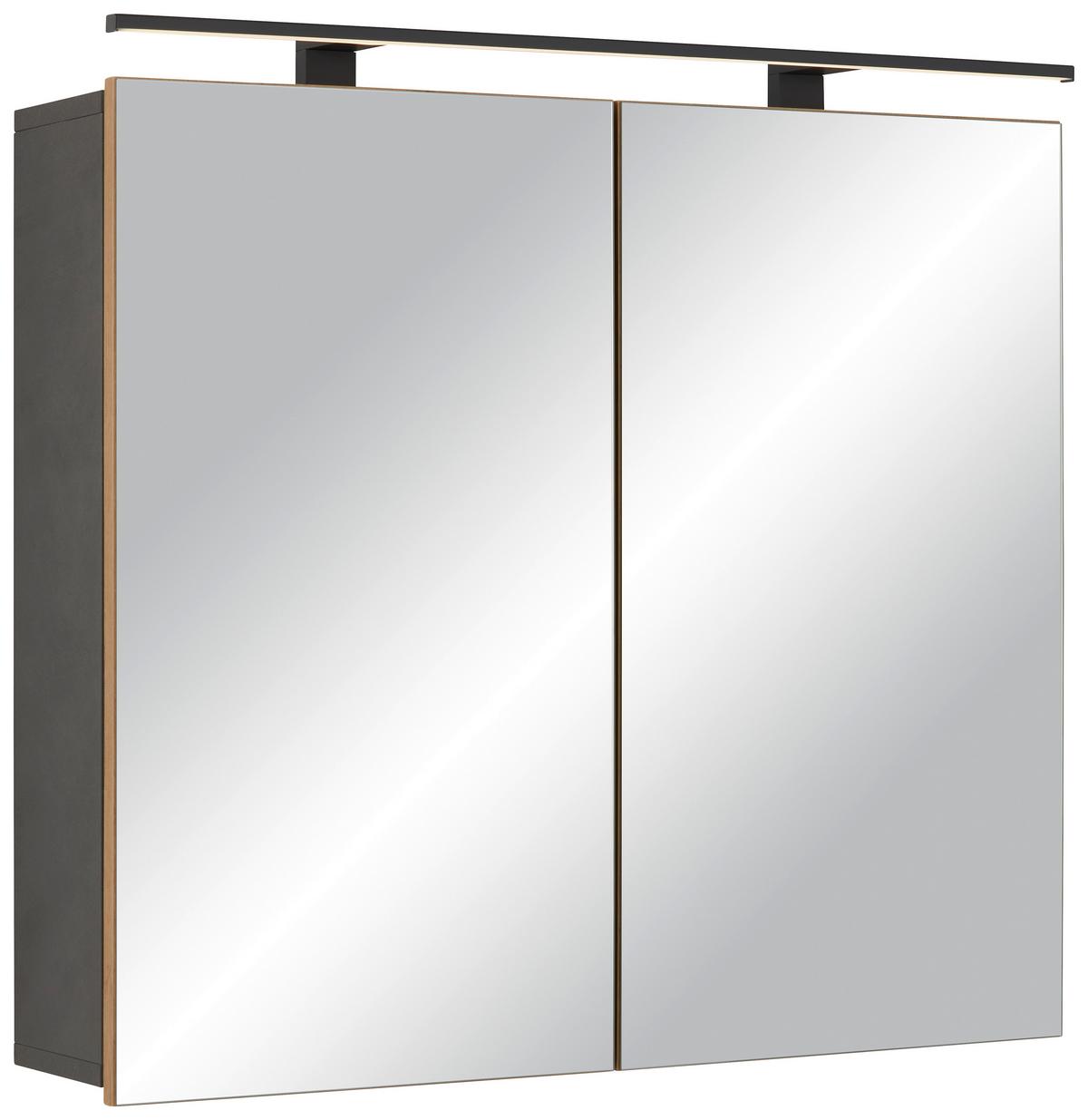 ZRKADLOVÁ SKRINKA LYNN -EXKLUSIV- - Modern, kompozitné drevo (80/71/18cm) - Premium Living