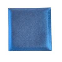 čalouněný panel 2ks, 30x30cm čtverec, tmavé modrá - tmavě modrá, Basics, textil (30/30/4cm) - MID.YOU