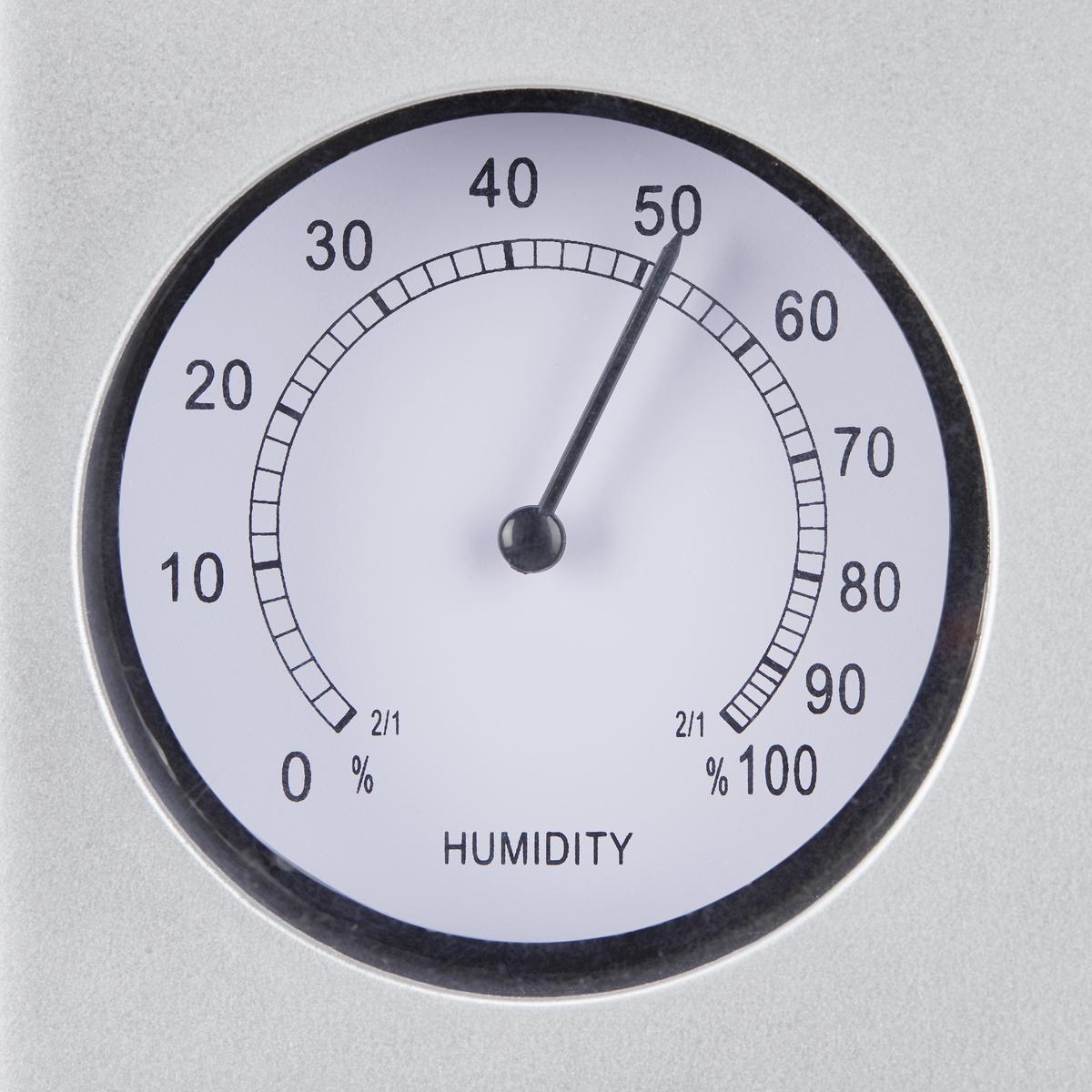 Wanduhr Alexa Weiß/Silber, B/H: 25,3/30,2 cm - Silberfarben/Schwarz, Basics, Glas/Papier (25,3/30,2/4cm) - Ondega