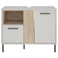 WASCHBECKENUNTERSCHRANK Empoli, Kaschmir B: 83,2 cm - Kaschmir/Eichefarben, MODERN, Holzwerkstoff (83,2/65/45cm)
