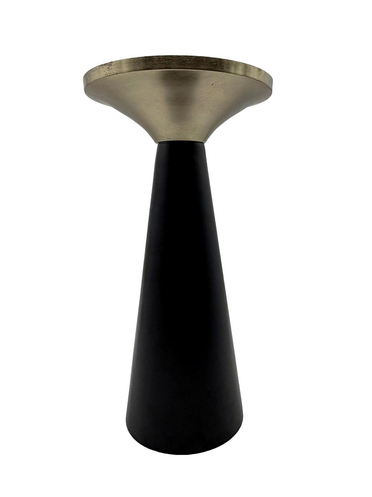 ODKLÁDACÍ STOLEK WL7.492 - černá, Design, kov/kámen (28/54/28cm) - Livetastic