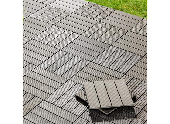TERASOVÁ DLAŽDICE WILLI - šedá, umělá hmota (30/2,2/30cm) - Mömax modern living TERASOVÁ DLAŽDICE WILLI - šedá, umělá hmota (30/2,2/30cm) - Mömax modern living