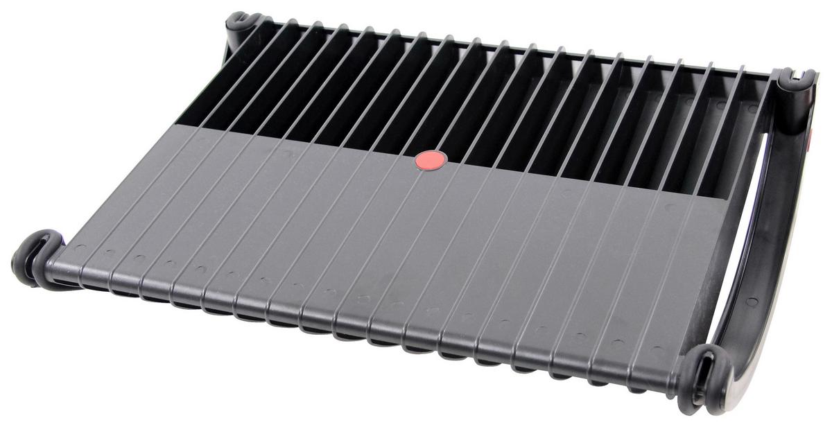 Fußstütze Podi - Schwarz, Basics, Kunststoff (48,5/10/34,5cm) - MID.YOU