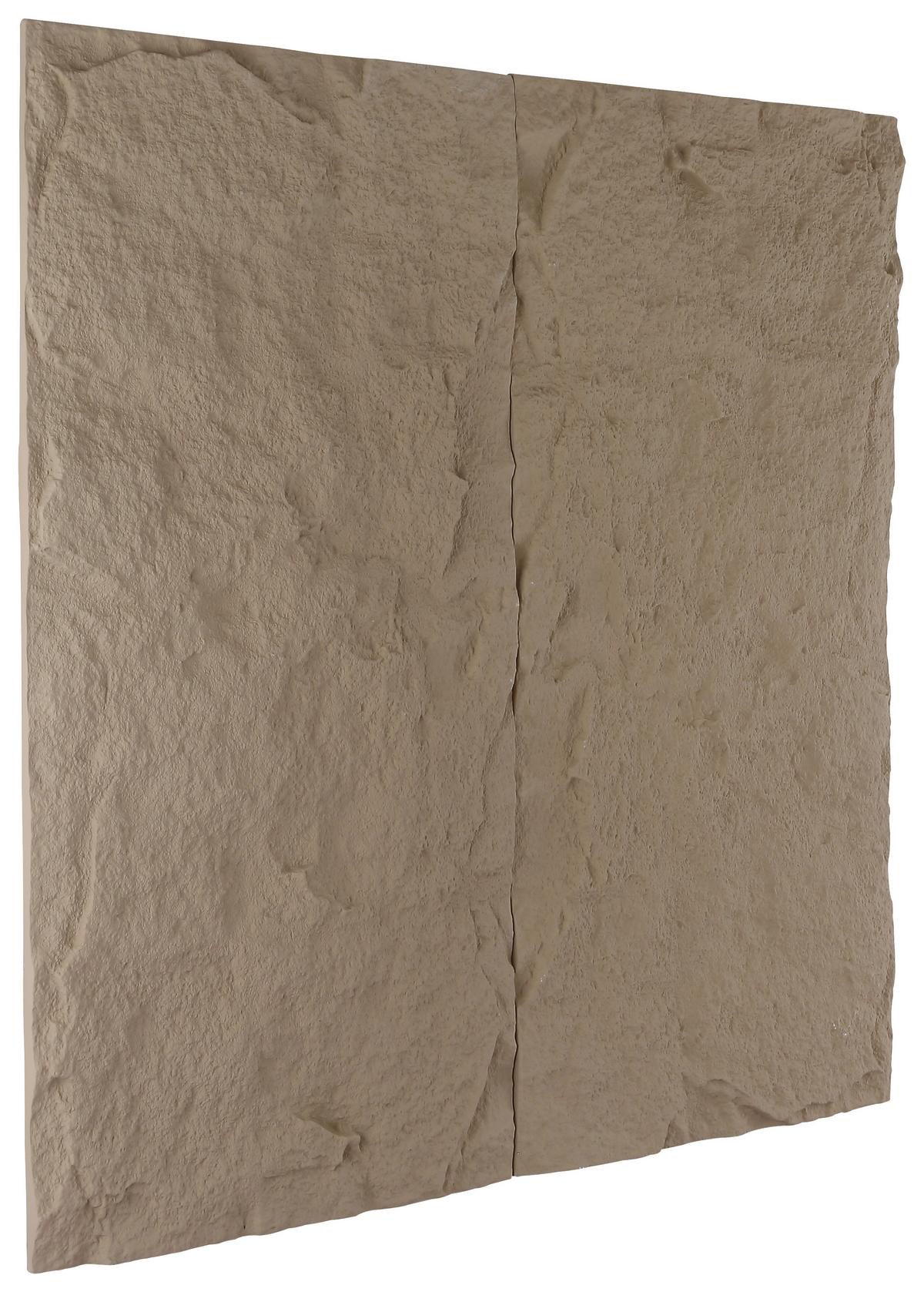 Wandpaneel Bergamo Beige B: 120 cm - Beige, MODERN, Kunststoff (120/60/3cm)