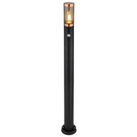 Außenleuchte 3159bcs - Schwarz/Grau, Design, Kunststoff/Metall (12,7/110cm) - Globo