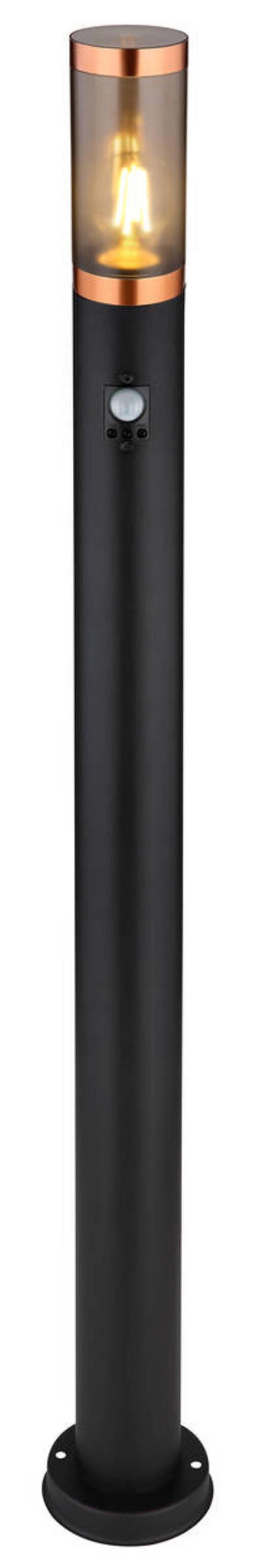 Außenleuchte 3159bcs - Schwarz/Grau, Design, Kunststoff/Metall (12,7/110cm) - Globo