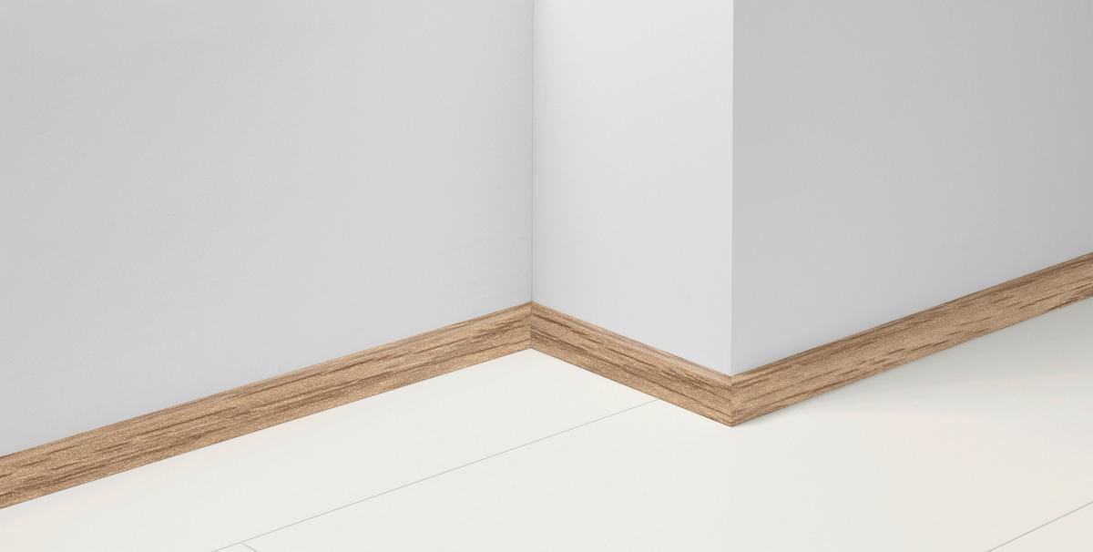 Sockelleiste Eiche - Hellbraun/Eichefarben, Basics, Holzwerkstoff (220/4/1,6cm) - Parador
