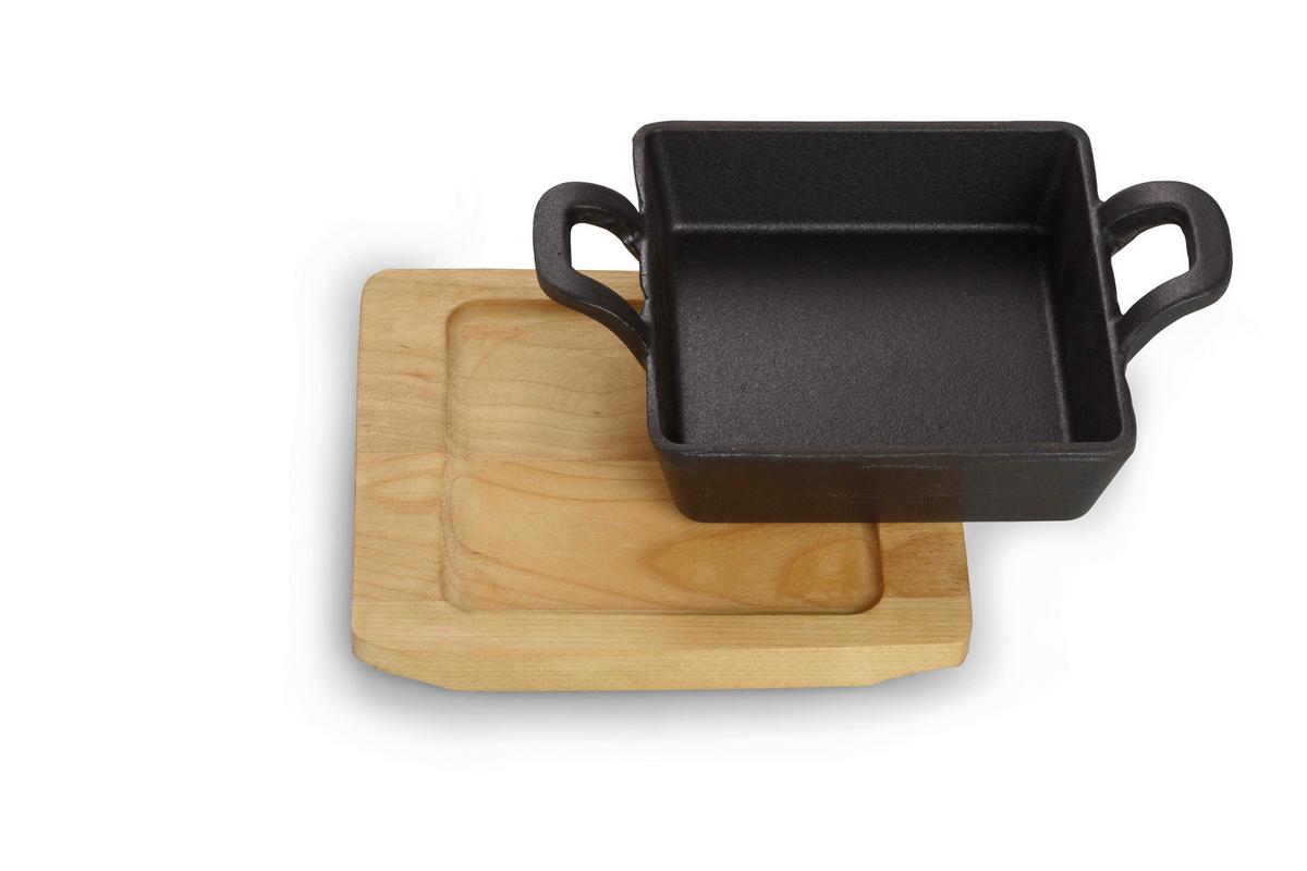 SADA PÁNVÍ 4-dílná - černá, Basics, kov (18,5/12,6/3,6cm) - Echtwerk