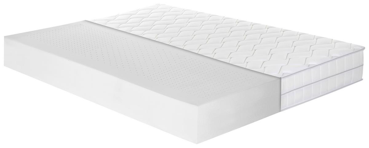 Kaltschaummatratze Air Deluxe 140x200 cm H2/H3 H: 23 cm - Weiß, Basics, Textil (140/200cm) - MID.YOU