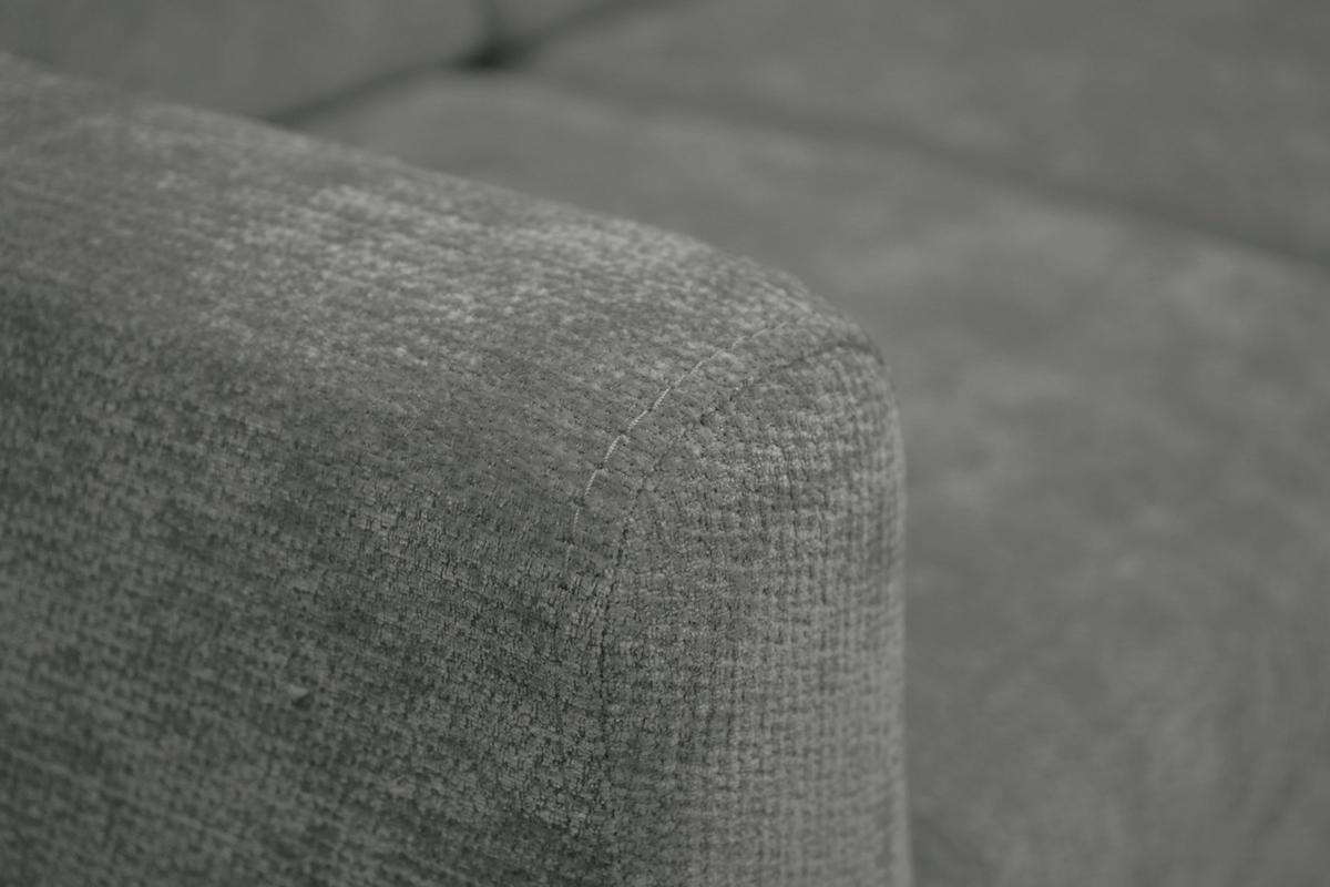 Rohová sedačka ALTON, pravá, sivá ženilka - sivá, Konventionell, drevo/textil (211/166cm)