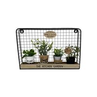 Wanddeko Gratiel - Schwarz/Naturfarben, KONVENTIONELL, Holzwerkstoff/Kunststoff (35/4/23cm) - Luca Bessoni