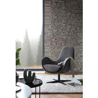 Sessel Dunkelgrau B: 68 Cm - Dunkelgrau/Schwarz, MODERN, Textil (68/77/57cm) - Livetastic