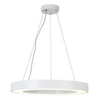 ZÁVESNÉ LED SVIETIDLO SANDL - biela/chrómová, Modern, kov/plast (60/120cm) - Mömax