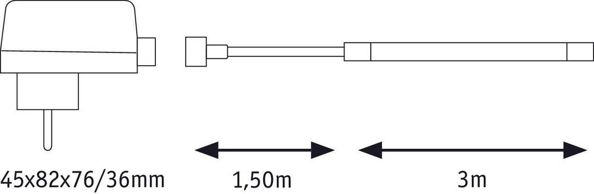 Led-streifen L: 3 M Outdoor Ip65 - Weiß, Basics, Kunststoff (300cm) - Paulmann