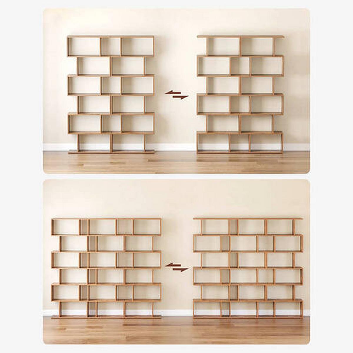 Bücherwand Iron B: 70 Cm Braun - Braun, Basics, Holzwerkstoff (70/190,5/24cm) - Boxxx