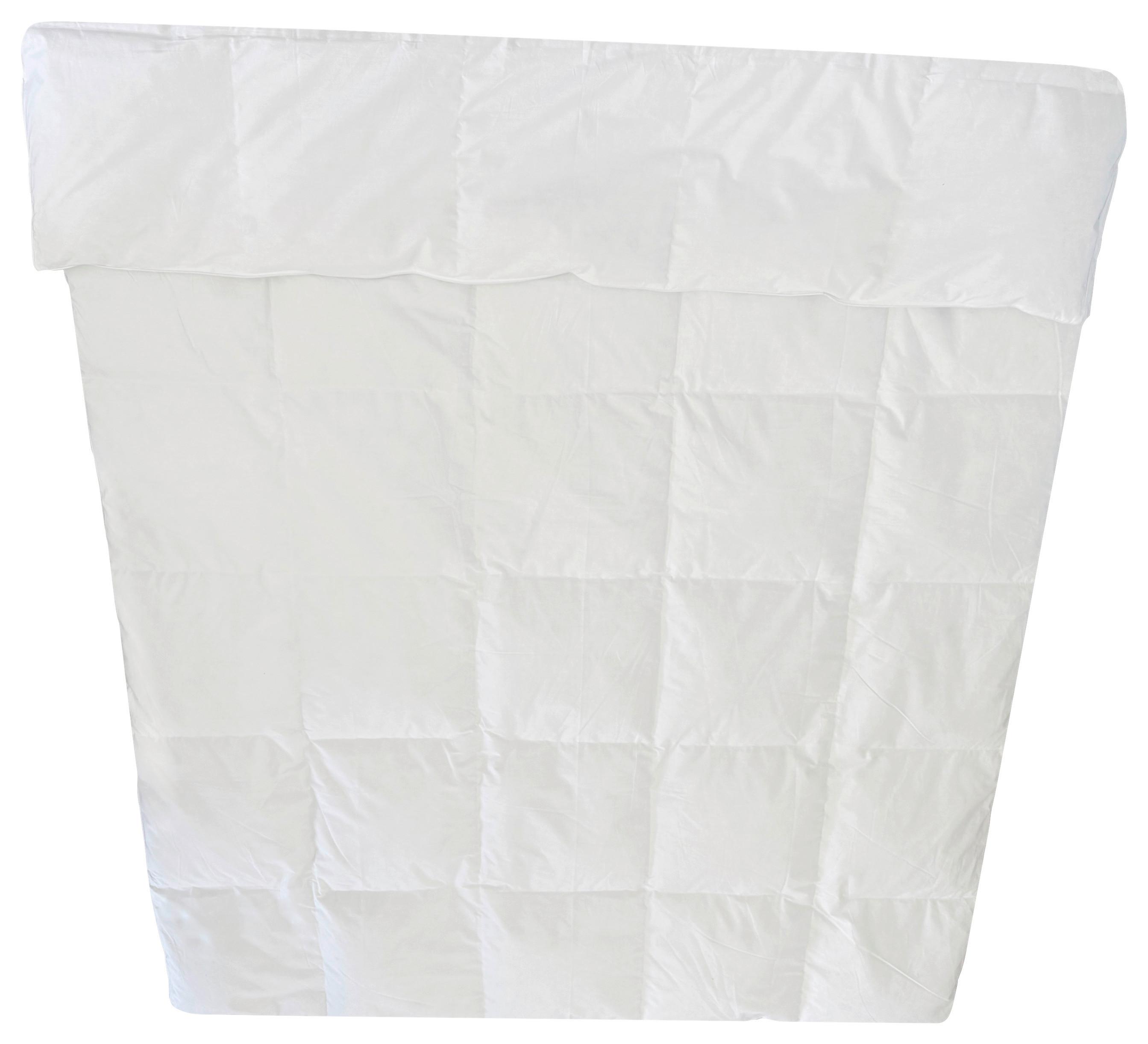 Daunendecke Mittel / 3 Wärmepunkte - Weiß, LIFESTYLE, Textil (140/200cm)