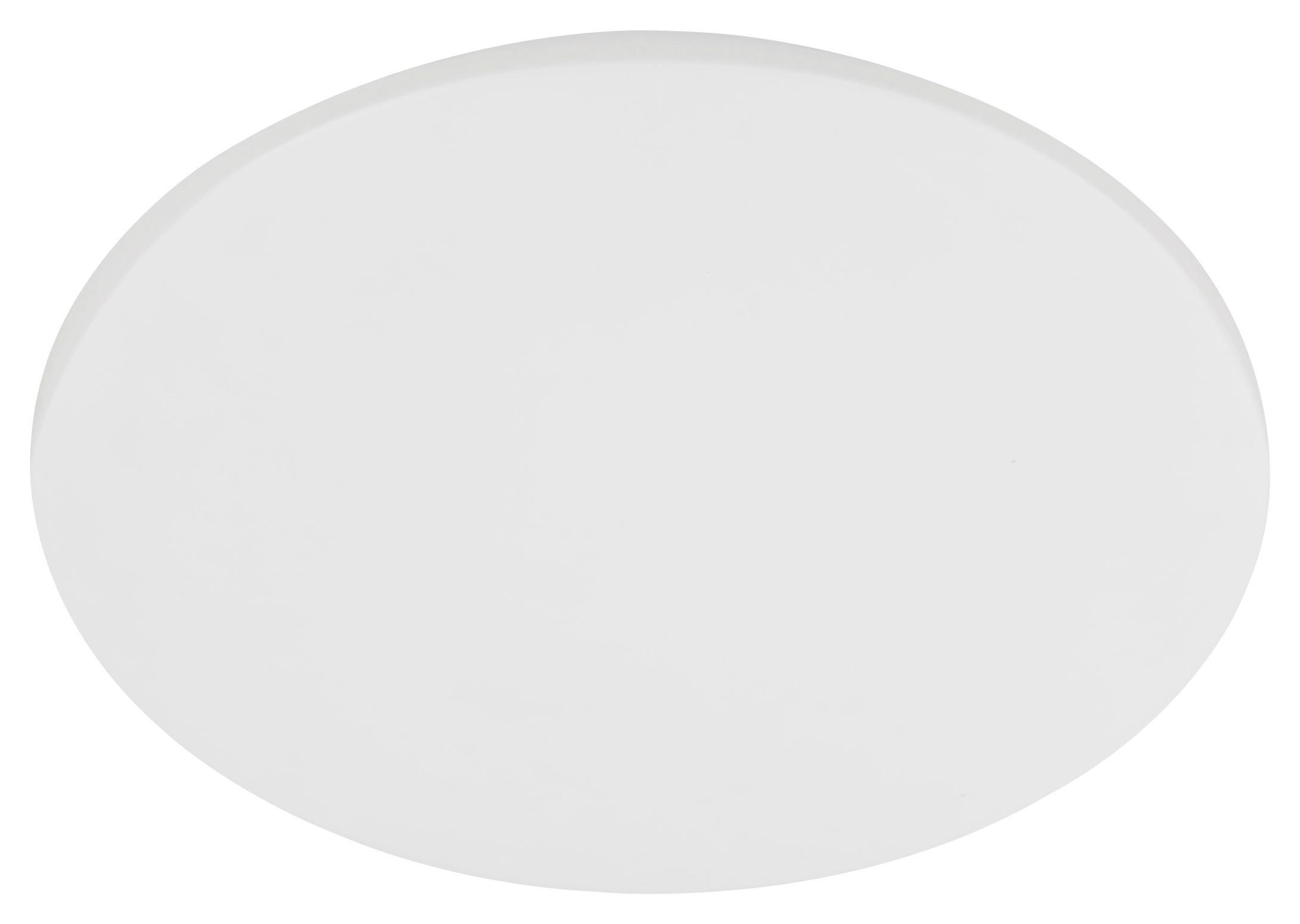 LED-Deckenleuchte Pogliola Ø 50 - Weiß, Basics, Kunststoff/Metall (50/8cm)