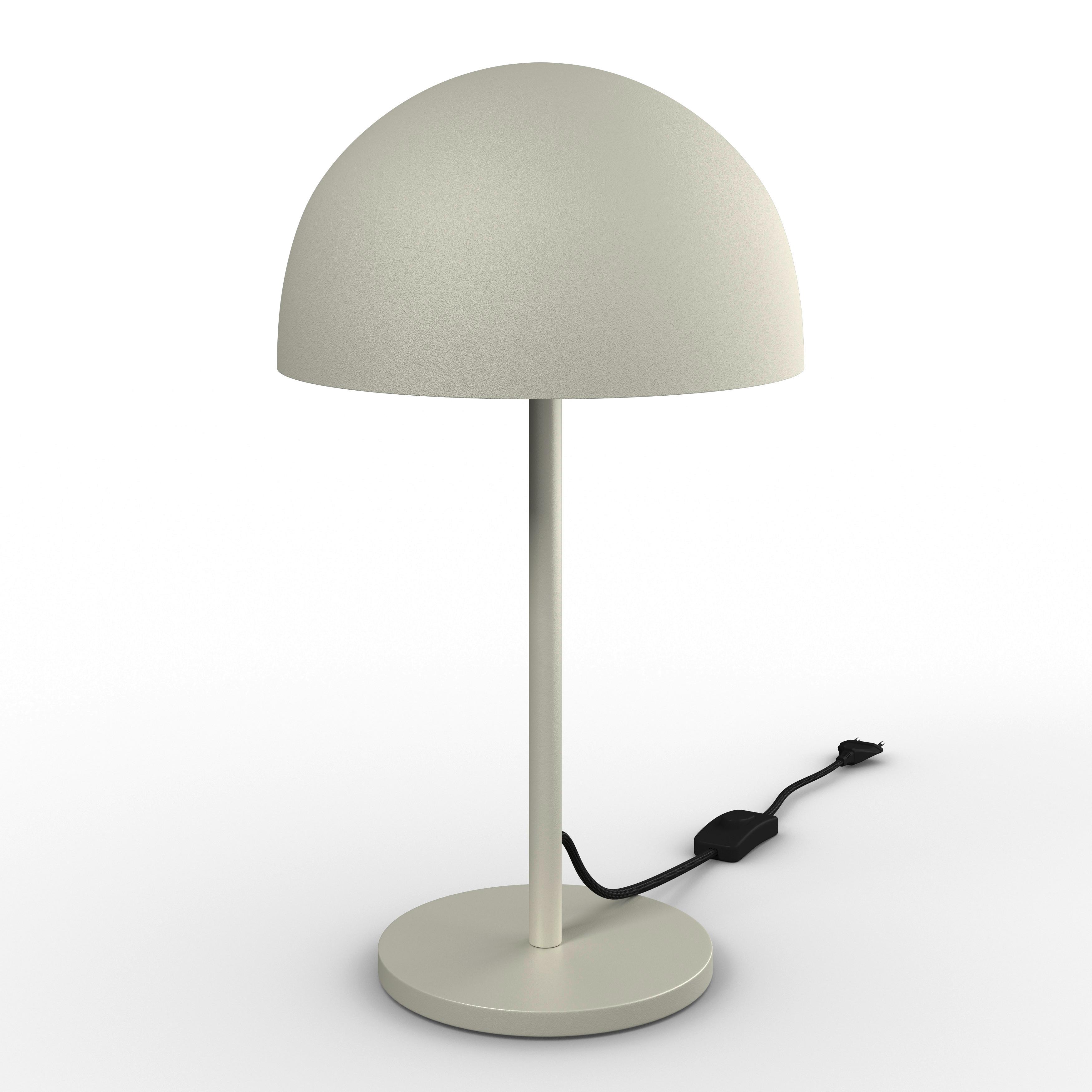 STOLNÍ LAMPA TAILA - šedá/světle šedá, Moderní, kov (28/46/28cm) - Bessagi Home