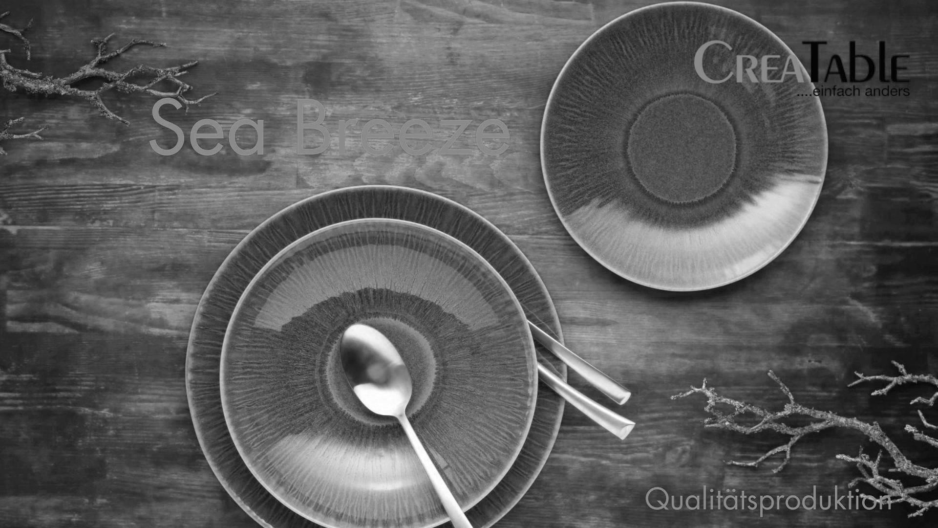 Schüsselset Sea Breeze 2--Teilig, Grün - Grün, Design, Keramik - Creatable