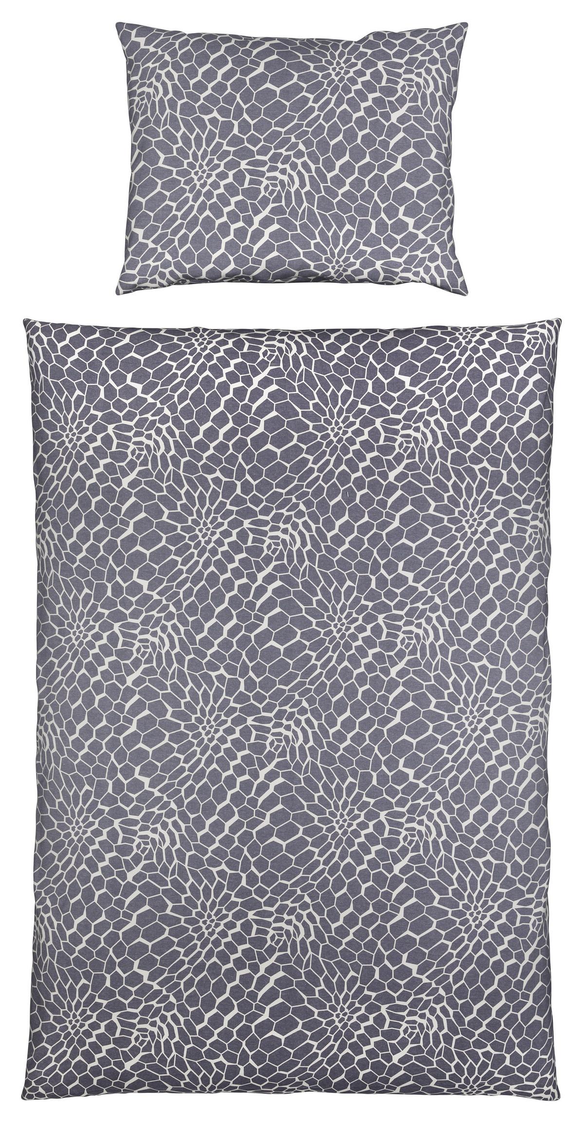 Bettwäsche Trondheim - Grau, MODERN, Textil - Luca Bessoni