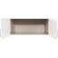 Aufsatzschrank Karo 2trg - Weiß, KONVENTIONELL, Holz (91/39/54cm) Aufsatzschrank Karo 2trg - Weiß, KONVENTIONELL, Holz (91/39/54cm)