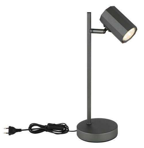 Tischleuchte 57918t - Grau, Design, Metall (16,5/12/35cm) - Globo