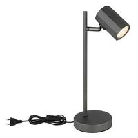 Tischleuchte 57918t - Grau, Design, Metall (16,5/12/35cm) - Globo