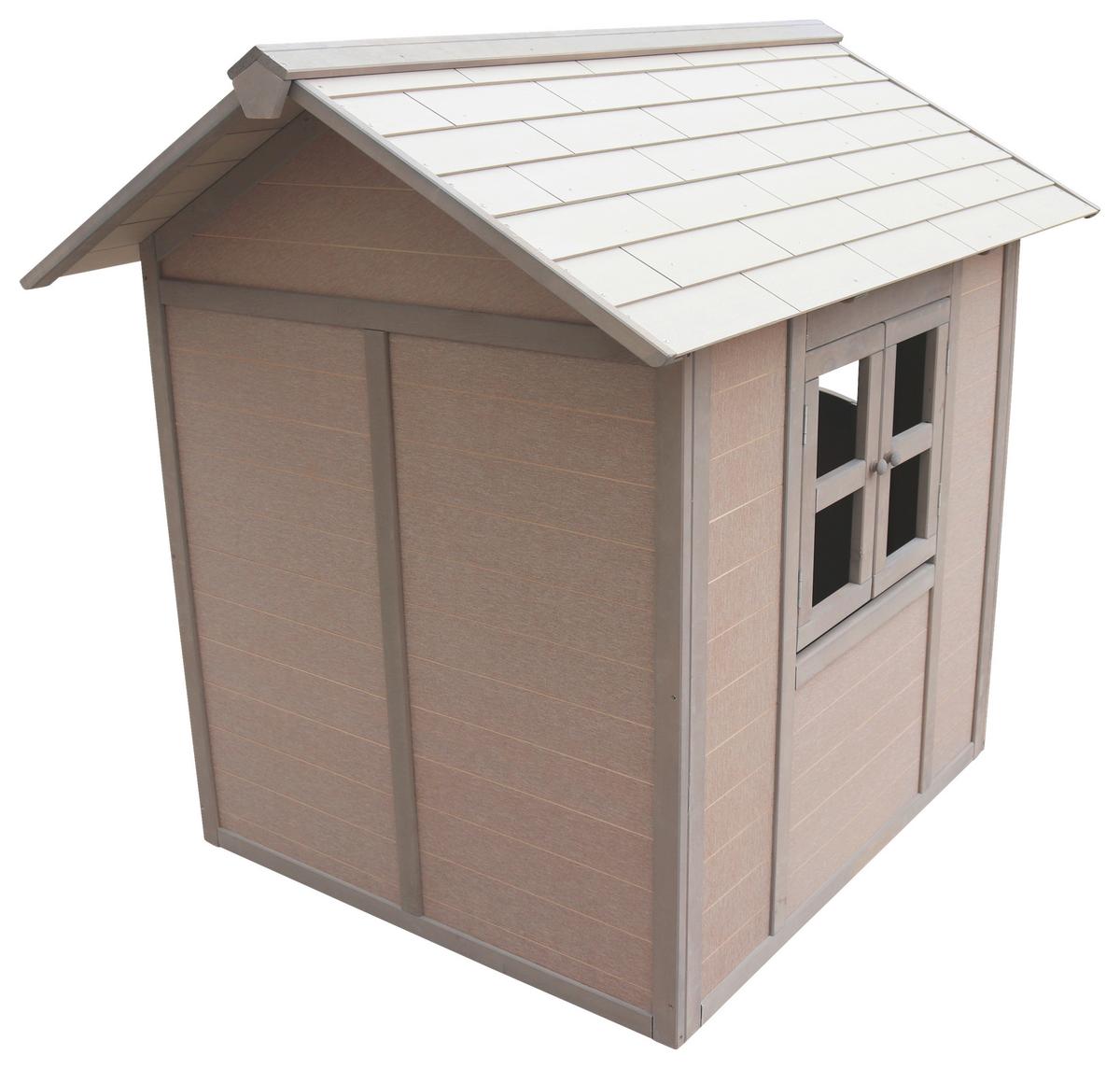 Spielhaus A701.001.00 - Braun, KONVENTIONELL, Holz (111/133/135cm) - Ambia Garden