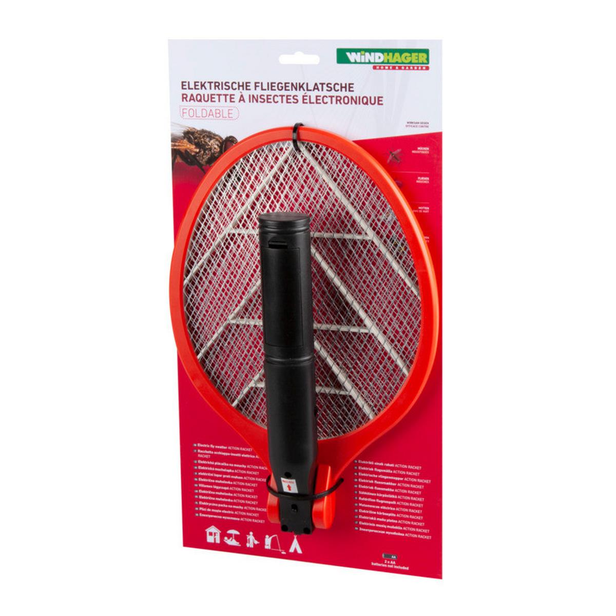 Elektrische Fliegenklatsche 03528 Rot/Schwarz - Rot/Schwarz, Basics (21,5/40,5/4,8cm)