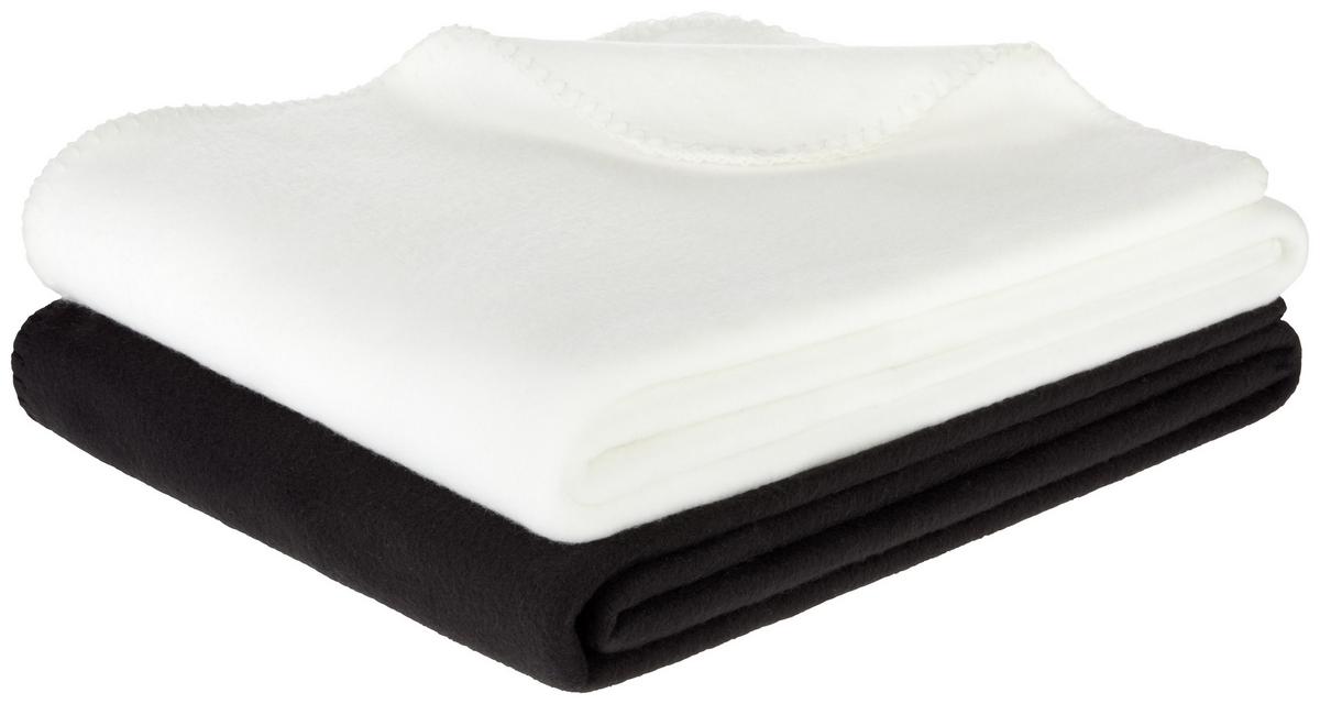 FLEECOVÁ DEKA Bea,130/160cm - bílá, textil (130/160cm) - Modern Living