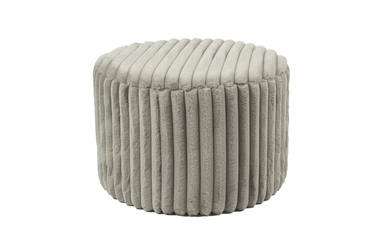 Hocker Hellgrau B: 55 Cm - Hellgrau, MODERN, Textil (55/38/55cm) - Livetastic