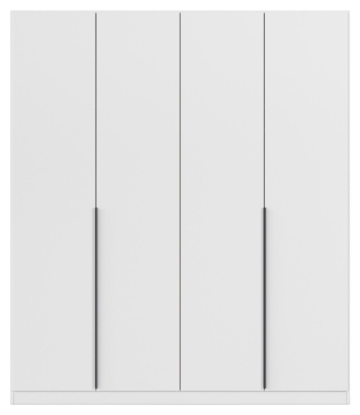 Drehtürenschrank Alabama Weiß B: 181 Cm - Weiß, MODERN, Holzwerkstoff (181/229/54cm) - Rauch Möbel