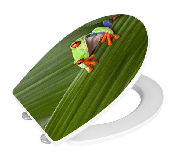 WC-Sitz Duroplast Frog - Multicolor, MODERN, Kunststoff (38,8/45cm)