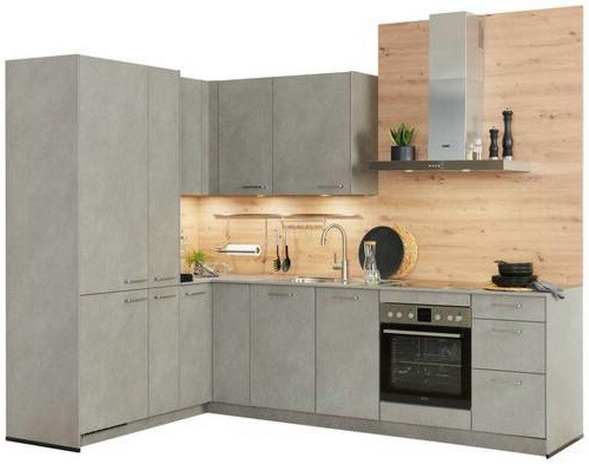 Eckküche Stone Art - MODERN, Holzwerkstoff (192/291cm) - Vertico