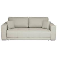 Schlafsofa Berna - Chromfarben/Beige, Design, Textil (238/77/108cm) - P & B