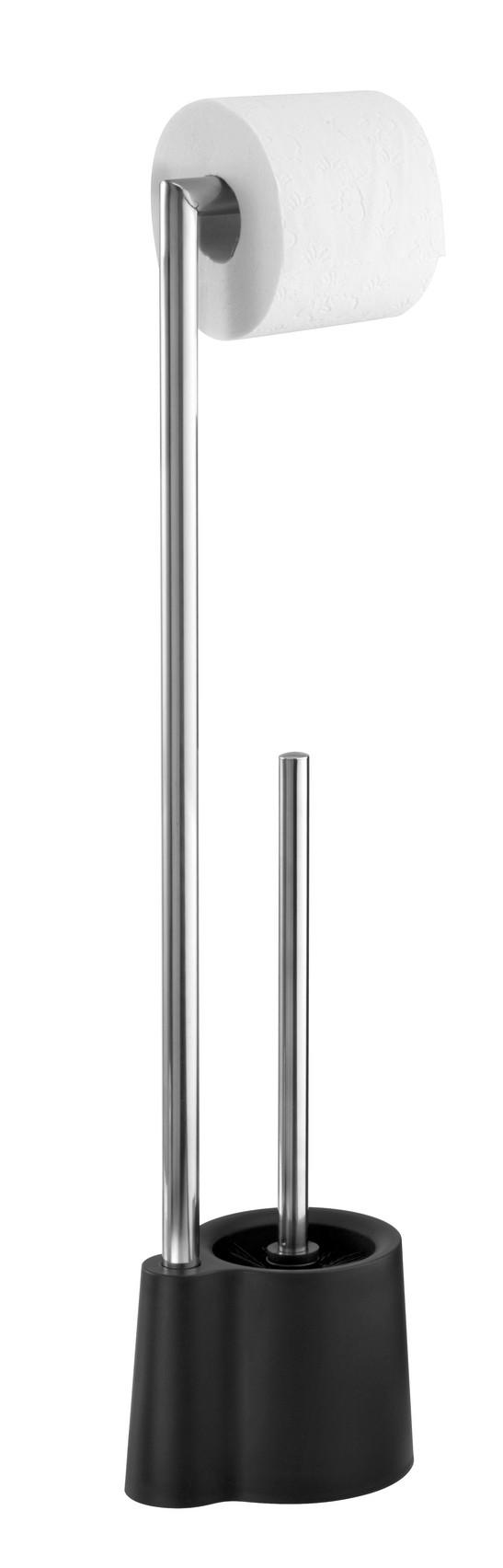 Wc-kefe Szett 22991100 - ezüst/fekete, Konventionell, műanyag/fém (13/70/16cm) - Best Price