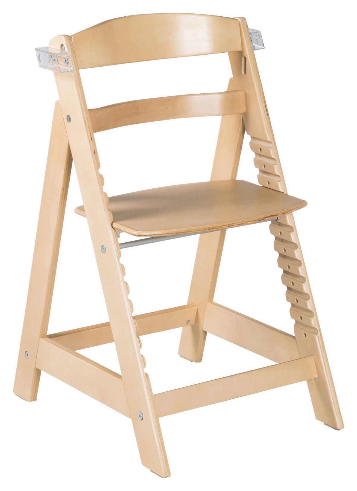 VYSOKÁ ŽIDLE SIT UP CLICK & FUN - přírodní barvy, Konvenční, kompozitní dřevo (50/80/54cm)