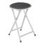 Klapphocker Ouzo - Blau/Schwarz, MODERN, Kunststoff/Metall (30/45/30cm)