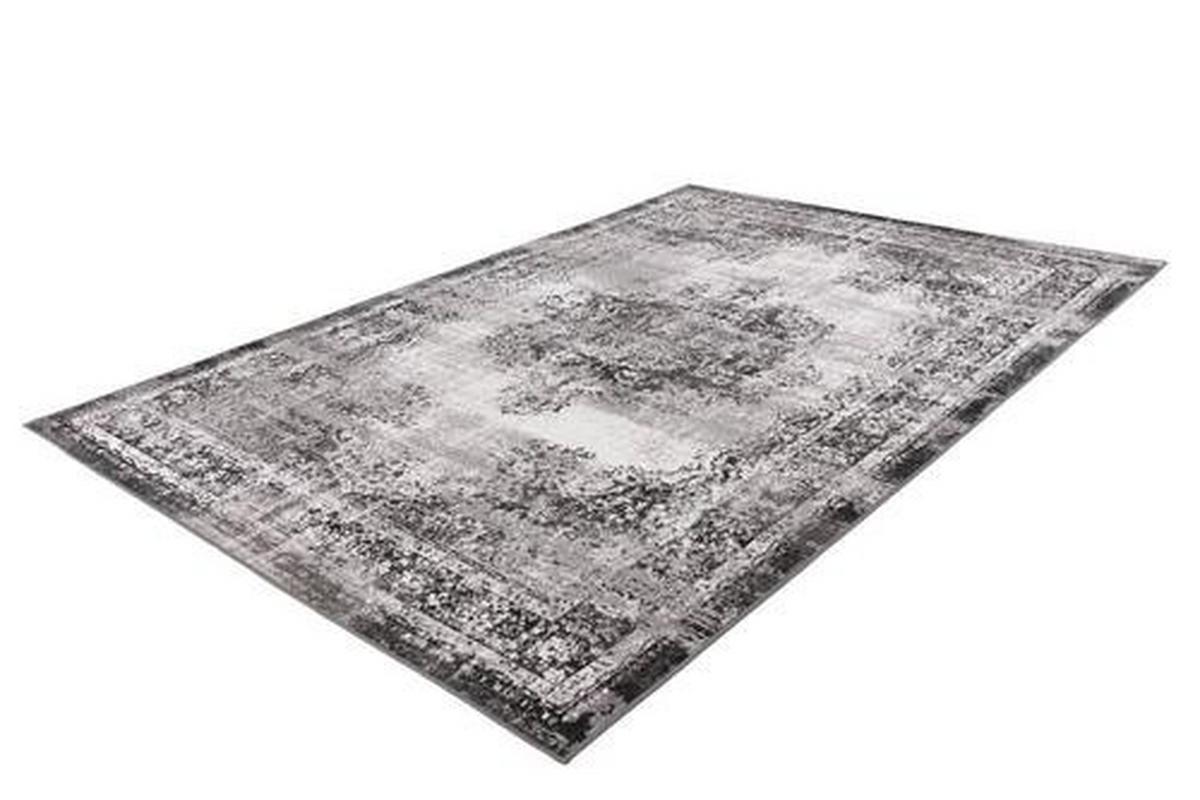 Orientalischer Webteppich Anthrazit 80x150 cm - Anthrazit, Design, Textil (80/150cm) - Kayoom