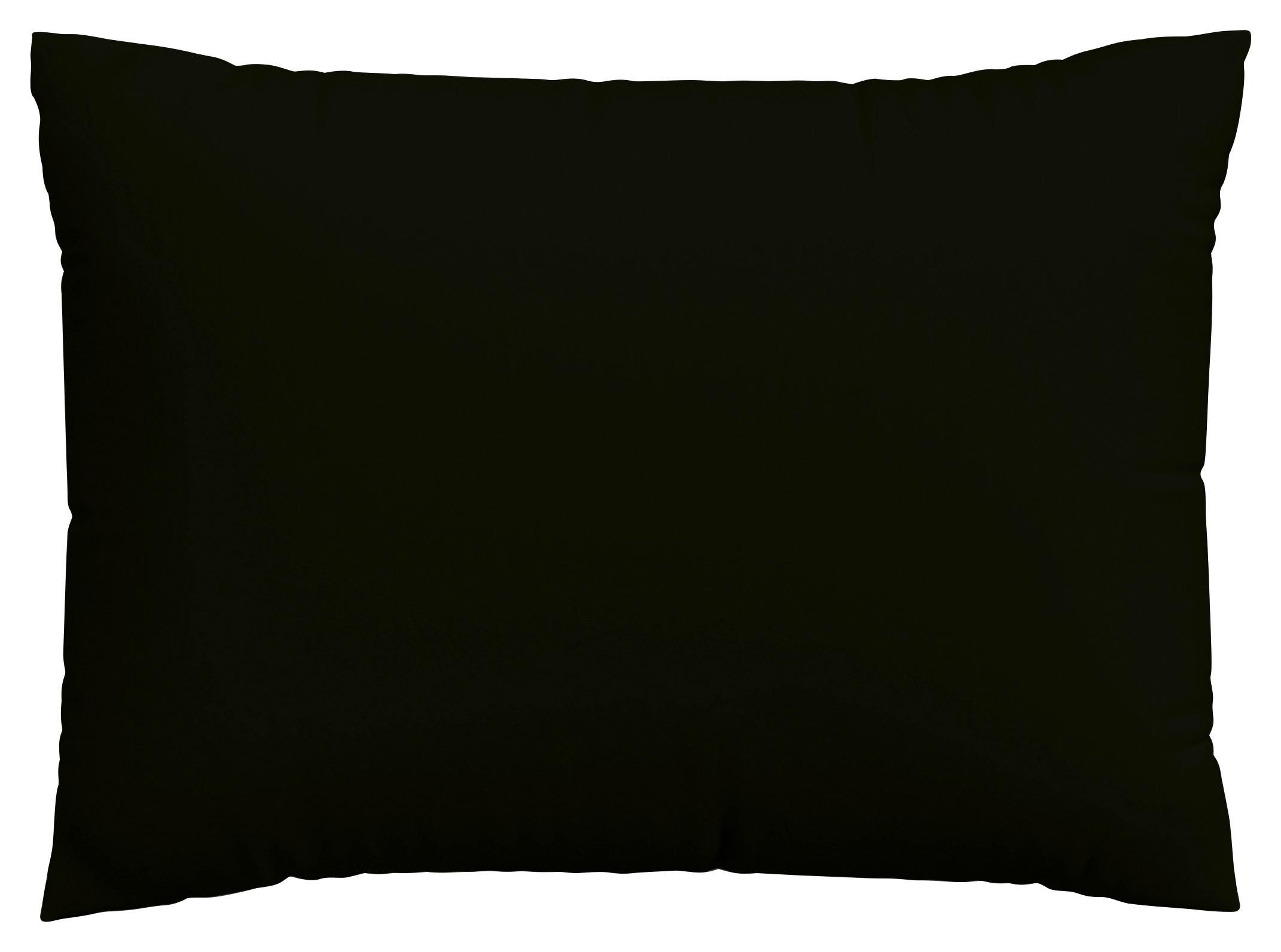 KOPFPOLSTERBEZUG EASY JERSEY - Schwarz, Basics, Textil (60/80cm) - Schlafgut