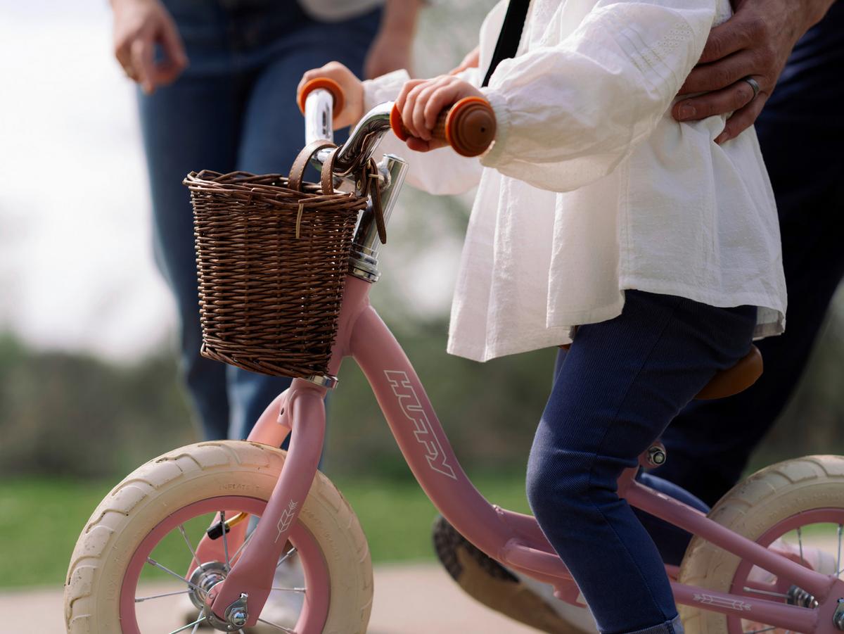Kinderfahrrad Vintage Pink, 10 Zoll - Pink, Basics, Metall (46.5/54/75cm)