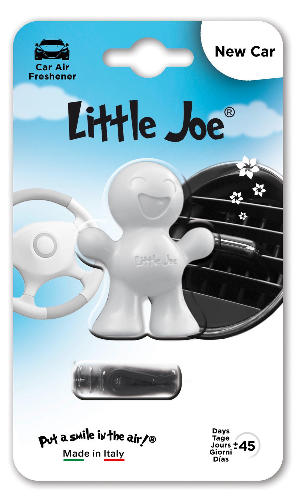 Autóillatosító Little Joe New Car - fehér, műanyag (2.6/14.5/8.5cm)