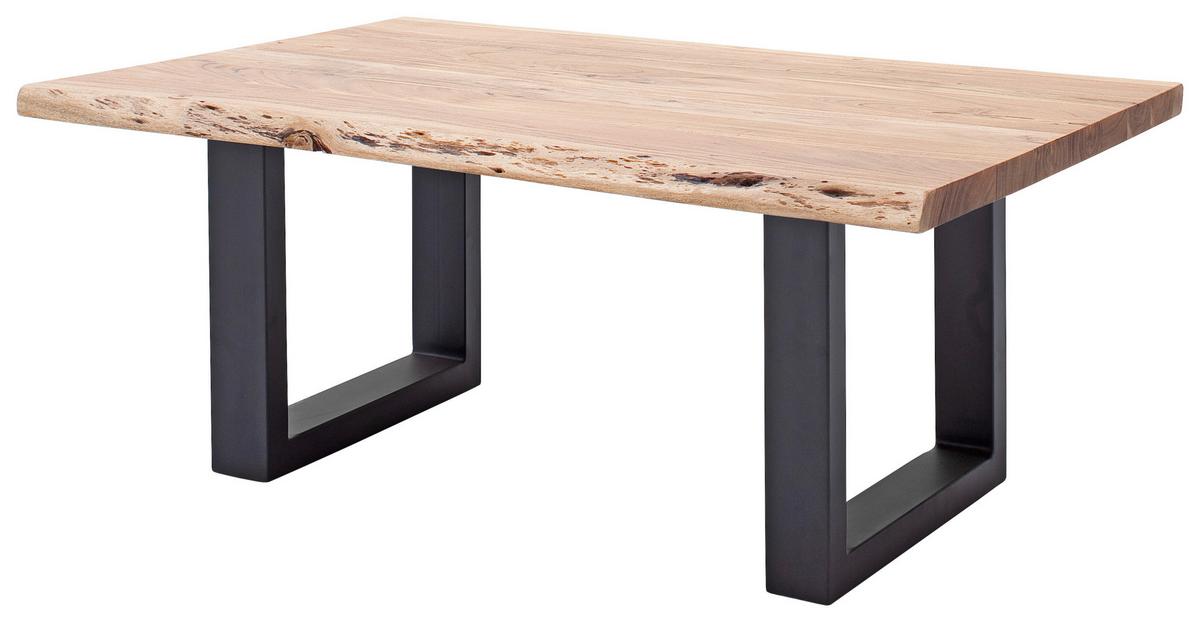 Couchtisch Holz Massiv Cartagena Akazie/anthrazit - Anthrazit/Akaziefarben, MODERN, Holz/Metall (110/45/70cm)