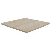 SCHREIBTISCHPLATTE Sonoma Eiche B: 50 cm - Weiß/Sonoma Eiche, MODERN, Holzwerkstoff (50/8/50cm) - MID.YOU