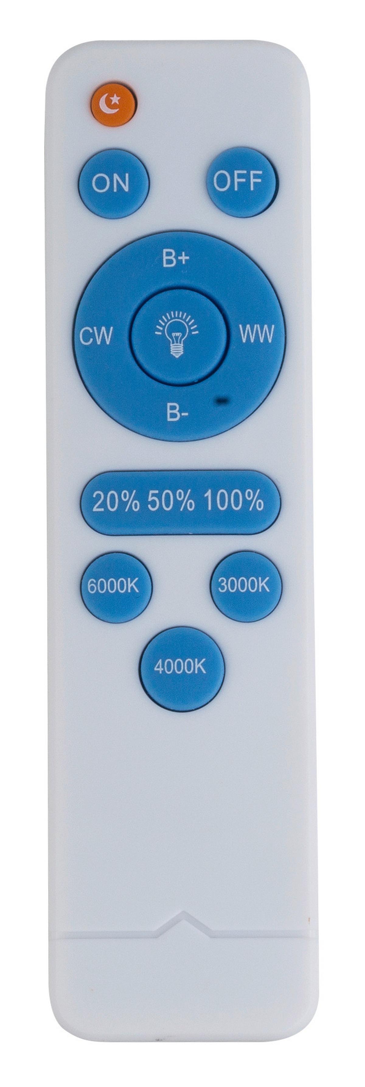 Led Mennyezeti Lámpa 41314-40 - fehér/átlátszó, Konventionell, műanyag/fém (51/12cm)