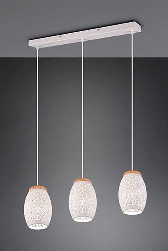 Hängeleuchte R31573031 Bidar - Weiß, KONVENTIONELL, Metall (71/15/150cm)