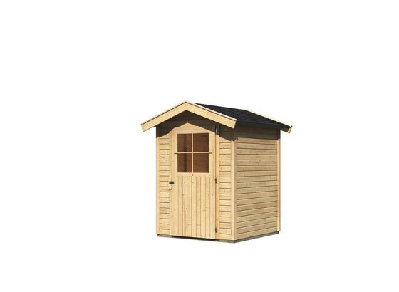 Gartenhaus Natur 152x220x155cm - Naturfarben, MODERN, Holz (152/220/155cm) - Karibu Gartenhaus Natur 152x220x155cm - Naturfarben, MODERN, Holz (152/220/155cm) - Karibu
